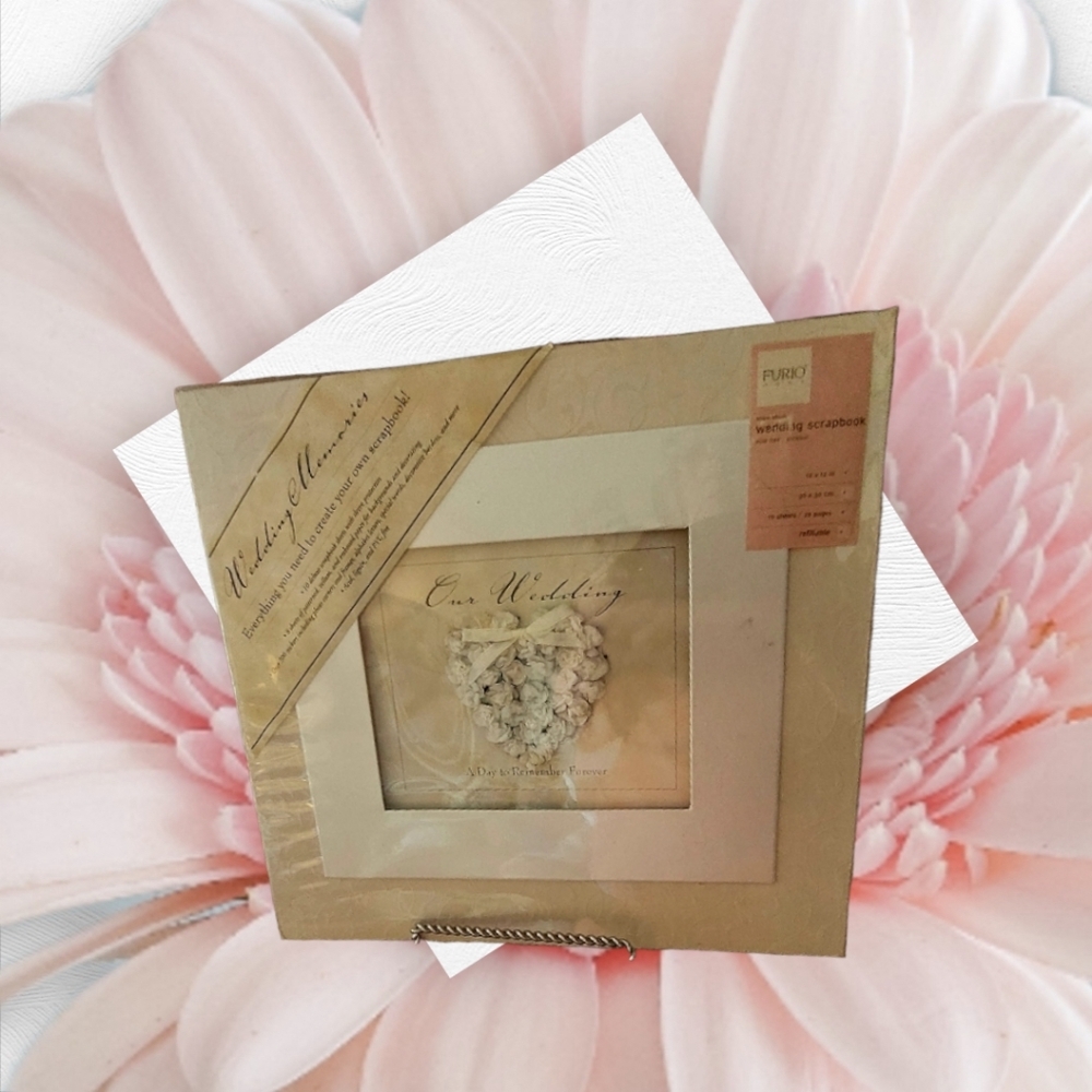 Furio Home Wedding Scrapbook Acid Free Archival Album 12 x 12 New in Package
